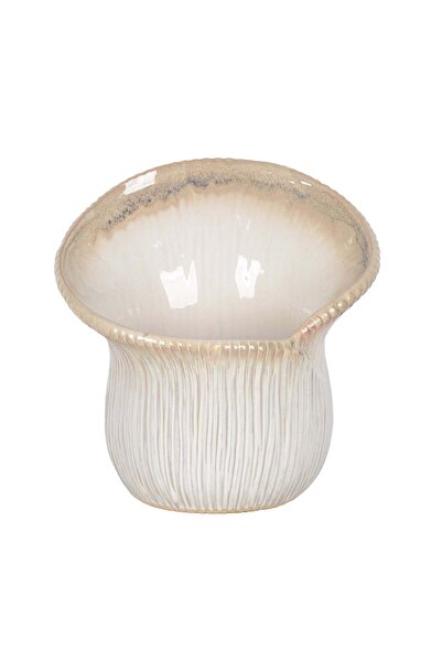 Sagebrook Home مزهرية سوبرون على شكل فطر