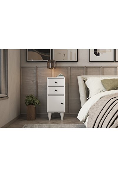 nettrends.net the new trend of shopping İskandinav Stil Beyaz Komodin NRG-KMD...