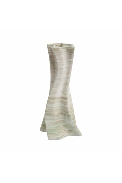 Sagebrook Home caracol 3d Printed Porcelain Vase, Multi