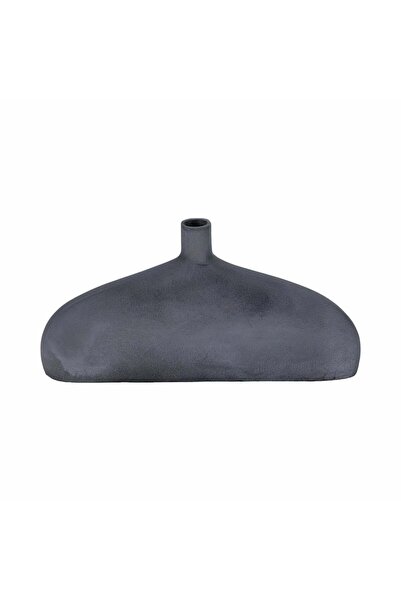 Sagebrook Home مزهرية ماور المعدنية الرمادية الأنيقة