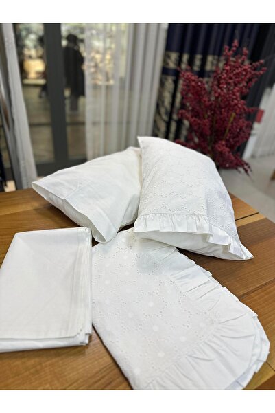 DUYGU KUMAŞ Fisto Serisi Papatya Desen Bebek Nevresim Seti