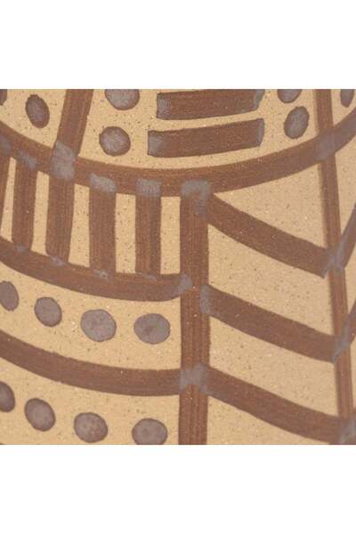 Sagebrook Home CER, 8"H ECLECTIC VASE, IRISH CREAM