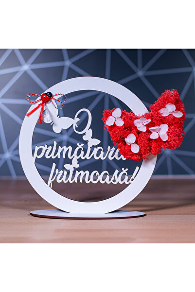 Creators of Crafts Lichen Plaque A Beautiful Spring - Butterfly Pattern