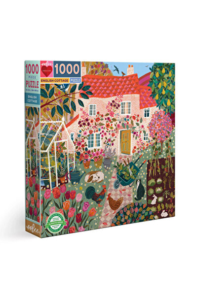 Eeboo English Cottage 1000 Parça Yapboz