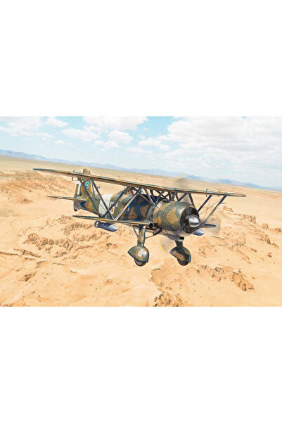 İtaleri MODEL AIRPLANE FIAT CR 42 FALCO ASSAULT NIGHT FIGHTER IT 2842 S