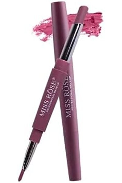 MISS ROSE Professional 2 In 1 Matte Lipstick & Lip Liner Pencil, Long Lasting...