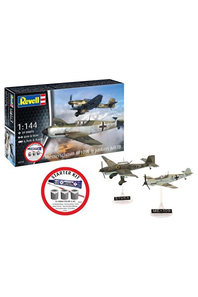 REVELL Starter Kit Messerschmitt Bf 109 E & Ju 87 B Stuka