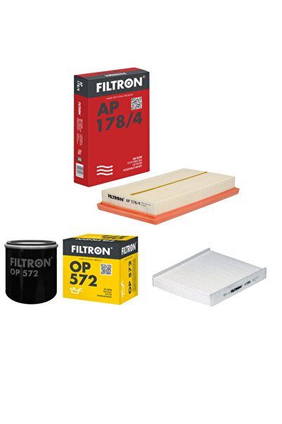 Filtron Toyota Corolla E210 2018-Sonrası 1.5/1.6 Benzinli 3'lü Filtre Seti Ha...