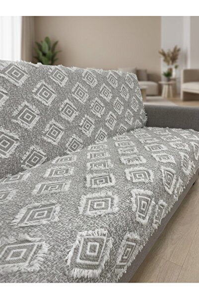 miar home perde tekstil 100% Cotton Sofa Cover – Protective Cover That Covers...