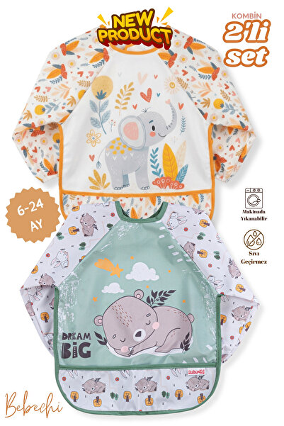 Bebechi 2-Piece Long Sleeve Wearable Elephant-Cute Koala Pattern Liquid-Proof...
