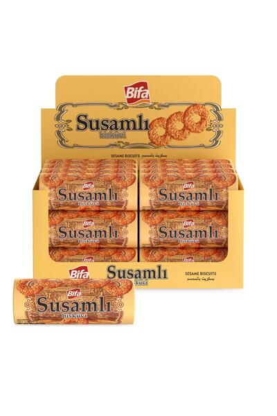 Bifa Susamlı Bisküvi 70 gr x 24 Adet