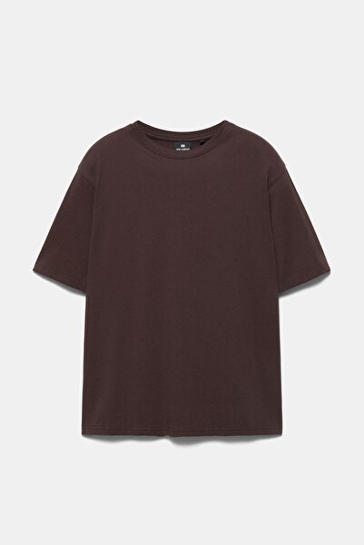 Pull & Bear Basic kısa kollu pamuklu tişört