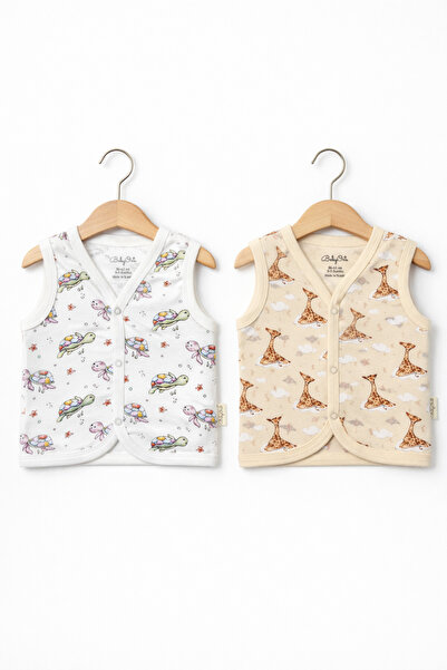 For My Baby Patterned 2-Piece Baby Vest