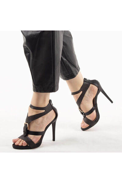 mm Sandale de dama negre 7W1688-10A-N