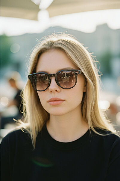 De Valentini Stylish Model Women's Bone Sunglasses