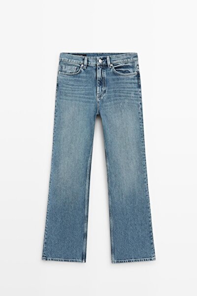 Massimo Dutti Yüksek bel bootcut jean