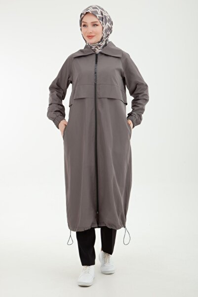 Armine TREND Рукава та край спідниці на резинці, парашутна тканина, сірий кол...