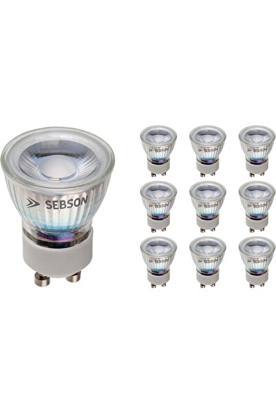 SEBSON GU10 LED Bulbs Warm White 3000K 3W ø35mm - 10 Pack - Spot Lights Ceili...