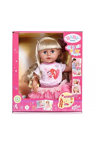 BABY born Baby Born Stylish Sister Doll, 43 cm with functions and accesso...