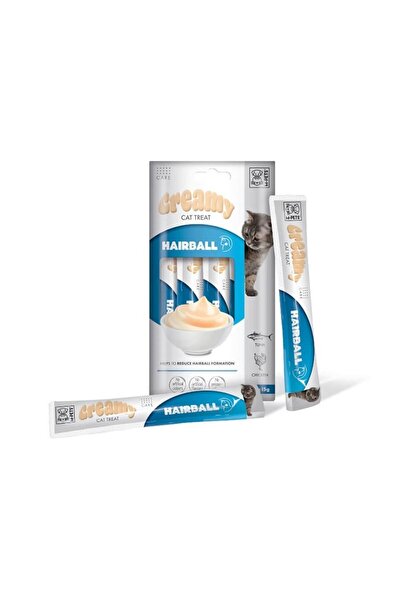 M-PETS HAIRBALL FONKSİYONEL CREAMY KEDİ ÖDÜLÜ 4X15GR