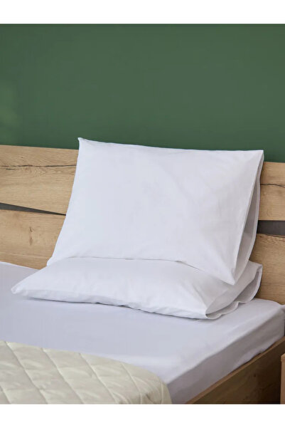 Anılsan Pack of 25 White Pillowcases – 50X70 Cm, 100% Cotton, 63 Threads
