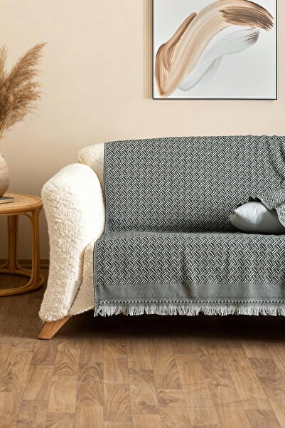 Soley Serge |   Jacquard Fringed Sofa Cover |   170X205 cm