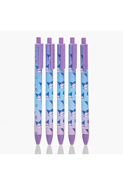 SANRIO 5-Piece Kuromi Print Pen Set
