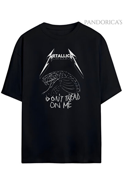 Grafftee Clothing Tricou din bumbac oversize unisex cu imprimeu Metallica Des...