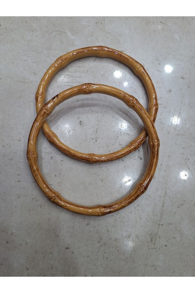 diğer333 Bambu gorunumlu akrilik canta sapi