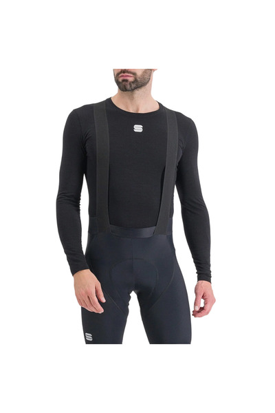 Sportful Bluza de corp ciclism barbati Merino-Negru-S