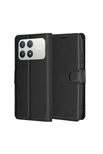 SKYDDAR INNOVATION Husă pentru Xiaomi Poco F8 Pro, piele tip folio, cu portof...