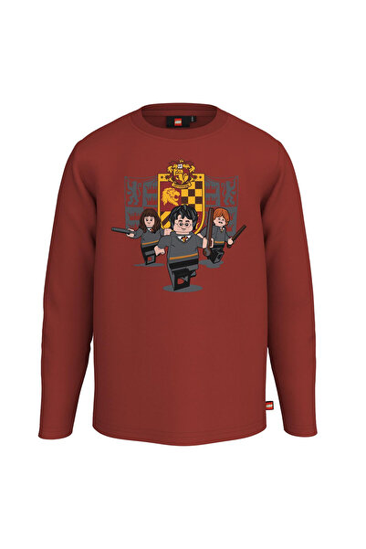 LEGO LWTAYLOR 117-Dark Red-110 Children's Sweatshirt