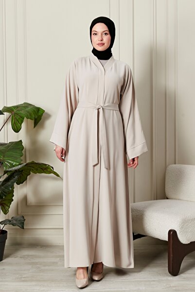 HALİL TÜRKER Zambak Beige Abaya & Ferace