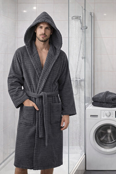 Cottonest Hooded Bathrobe Cotton |   Unisex |   Soft-Textured |   With Pocket...