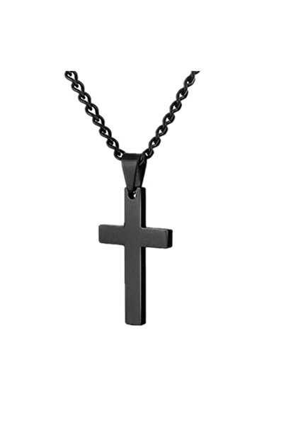 EFAYN.RO Lant cu cruce, model deosebit, negru, unisex, EFAYN