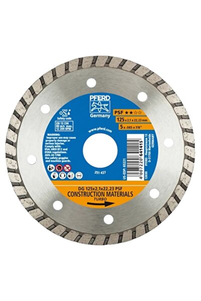 PFERD Diamond Disc DG 125x2.1x22.23 mm PSF TURBO