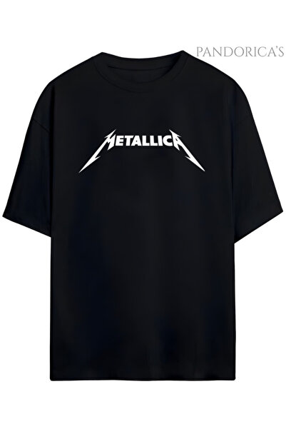 Grafftee Clothing Tricou din bumbac oversize unisex cu imprimeu Metallica Des...