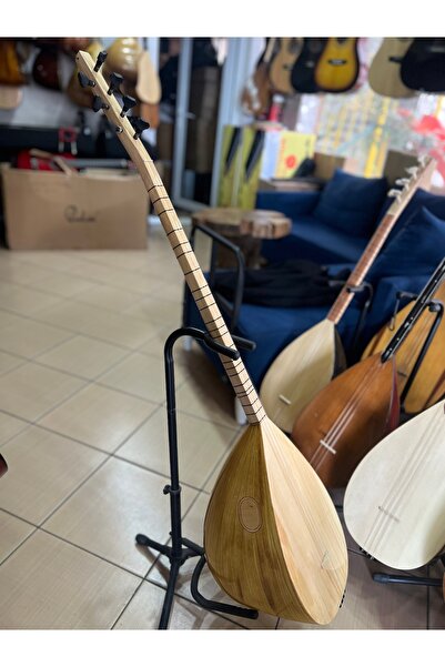 Bircanmüzik Profesyonel Dut Tekne Uzun Sap Bağlama (kılıf, yedek tel ve mızra...