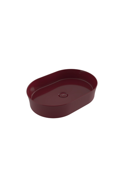 Bocchi Sottile Slim Line Tezgah Üstü Lavabo 55 cm Bordo - 1521-072-0125
