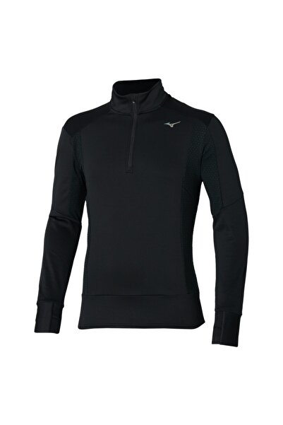 MIZUNO Bluza alergare barbati Warmalite HZ FW 2024-Negru-XL