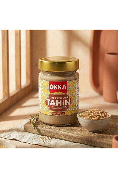 ÇİFTE KAVRULMUŞ TAHİN 300 GR