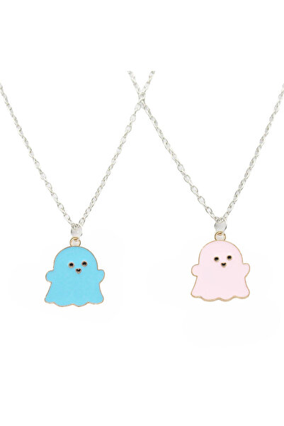 EFAYN.RO Set lant cuplu cu pandantiv simpatic, model fantoma jucausa, unisex,...