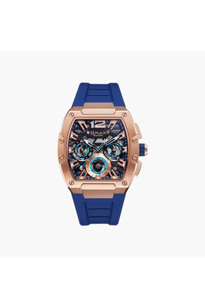 Omax Chronograph Men's Watch with Silicone Strap