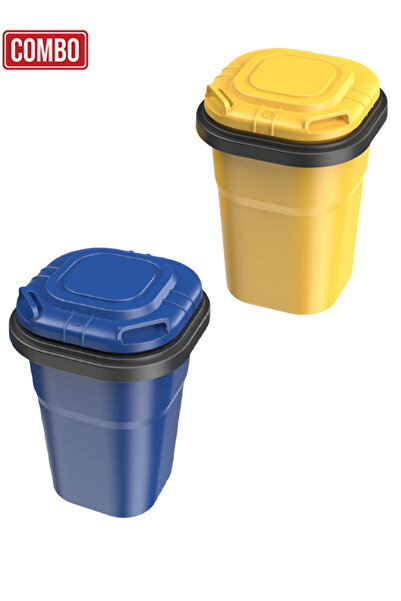 3XR 2PCS Car Ashtray with LED Light, Smokeless Cup Holder Trash Bin with Lid,...