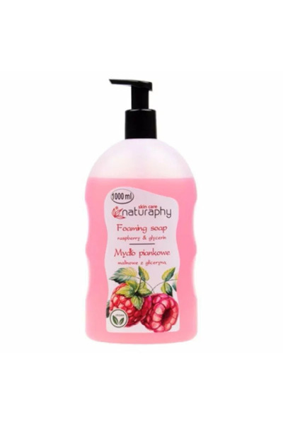 Naturaphy Liquid foam soap with raspberry and glycerin, Naturaphy, 1000ml