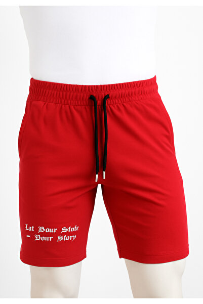 Serena Pantaloni scurți bărbătești cu imprimeu, croială lejeră