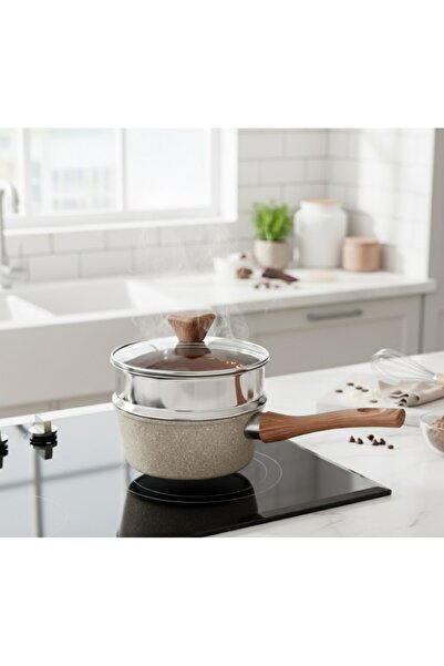 ROYALFORD طقم أواني طهي مكون من 3 قطع، مصنوع من الألومنيوم المطلي بالجرانيت غ...