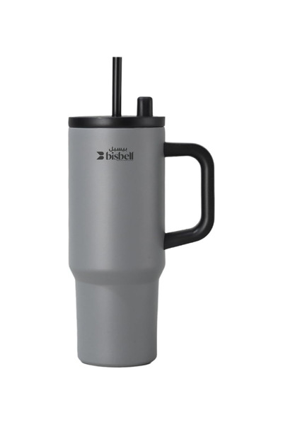 Bisbell Stainless Steel Insulated Mug with Straw, 700ML Vacuum Travel Tumbler...