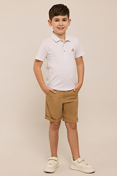 R&B Boy'S Multi Printed Polo T-Shirt And Pant Set