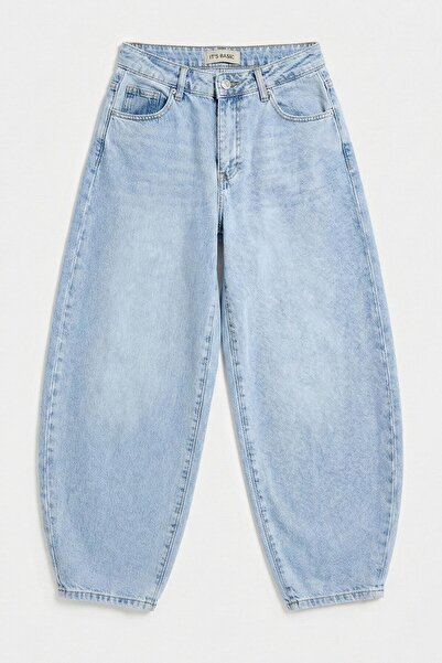 it's basic Women's Ice 4S6-3 Mega Balloon Fit 100% Cotton Denim Jean